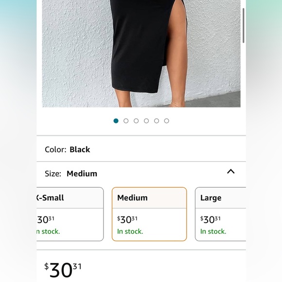 NEW Black Essnce Twist Backless Split Thigh Cami Dress - Picture 9 of 9